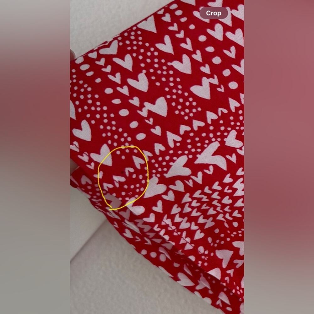 NWT Victoria’s Secret Red White Heart Print Kimono Robe One Size OS Cover Up - Picture 9 of 9